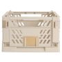 Foldbar opbevaringskasse natural 50x33x20 cm