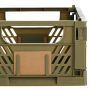 Foldbar opbevaringskasse grøn 33x24,5x15 cm