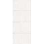 Flexislide skydedør Luna hvid eg 205x250 cm