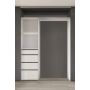 Flexislide garderobeindretning Luna hvid 170x210 cm