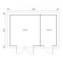 Sølund skur Mary 8 11,5 m²