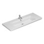 Scanbad underskab med vask Delta/Lazuli integreret greb brun eg 120 cm