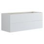 Scanbad underskab med vask Delta/Micca mat hvid m/greb 120 cm