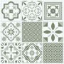 d-c-fix gulvflise Oriental Tiles green selvklæbende PVC 1,02 m²