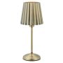 Markslöjd bordlampe Celia genopladelig messing E14 H36 cm