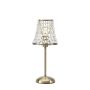 Markslöjd bordlampe Liora genopladelig messing E14 H35 cm