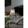 Markslöjd bordlampe Liora genopladelig messing E14 H35 cm