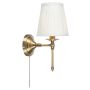Marksløjd væglampe Manor messing/hvid E14 H40 cm