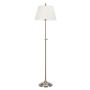 Marksløjd gulvlampe Oxford messing/hvid E27 H155 cm