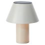 Markslöjd solcelle bordlampe Vivo grå LED