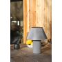 Markslöjd solcelle bordlampe Vivo grå LED