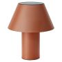 Markslöjd solcelle bordlampe Vivo brun LED