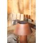 Markslöjd solcelle bordlampe Vivo brun LED