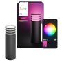 Philips Hue havelampe Lucca antracit H40 cm