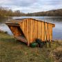 Oksbøl Savværk shelter Vi i Naturen træ byg-selv