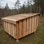 Oksbøl Savværk shelter Vi i Naturen træ samlesæt