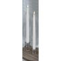 Veli Line LED-stearinlys m/timer hvid 2 stk.