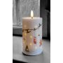 Veli Line LED-stearinlys julemotiv hvid m/timer