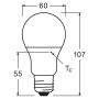 Voltolux LED pære klassisk E27 8 W 5 stk.