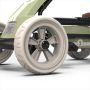 Exit Toys gokart Foxy med pedaler til børn inkl. trailer grøn
