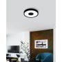 Eglo loftlampe Cortas Ø30 cm LED sort/hvid
