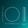 Philips loftslampe Valen LED Ø29 cm sort