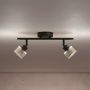Philips spotlampe Horen 2xGU10 L36 cm sort