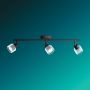 Philips spotlampe Horen 3xGU10 L60 cm sort