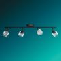 Philips spotlampe Horen 4xGU10 L70 cm sort