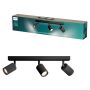 Philips spotlampe Wyatt 3xGU10 L44 cm sort