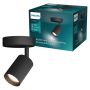Philips spotlampe Wyatt GU10 5W sort