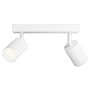 Philips spotlampe Wyatt 2xGU10 L24 cm hvid