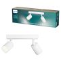 Philips spotlampe Wyatt 2xGU10 L24 cm hvid