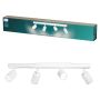 Philips spotlampe Wyatt 4xGU10 L62 cm hvid