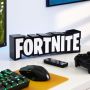 Paladone væg-/bordlampe Fortnite Logo m/RGB og USB B32 cm