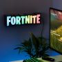 Paladone væg-/bordlampe Fortnite Logo m/RGB og USB B32 cm