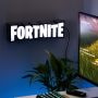 Paladone væg-/bordlampe Fortnite Logo m/RGB og USB B32 cm