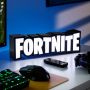 Paladone væg-/bordlampe Fortnite Logo m/RGB og USB B32 cm