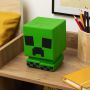 Paladone bordlampe Minecraft Creeper SquishyGlo trådløs dæmpbar m/timer 15 cm