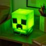 Paladone bordlampe Minecraft Creeper SquishyGlo trådløs dæmpbar m/timer 15 cm