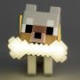 Paladone bordlampe Minecraft Wolf GloBuddies trådløs RGB H14 cm
