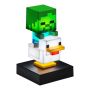 Palodone bordlampe Minecraft Chicken Jockey trådløs H12 cm