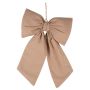 Det Gamle Apotek julesløjfe beige 30x20 cm
