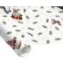 Det Gamle Apotek julegavepapir 500x70 cm hvid gran