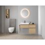 Geberit væghængt toilet iCon TurboFlush mat hvid rimless m/sæde 53 cm