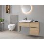 Geberit væghængt toilet iCon TurboFlush mat hvid rimless m/sæde 53 cm
