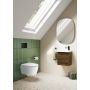 Geberit væghængt toilet iCon TurboFlush mat hvid rimless m/sæde 49 cm