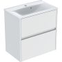 Ifö badmøbelsæt Sense Modern hvid 2 skuffer 61 cm