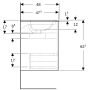 Ifö badmøbelsæt Sense Modern eg 60 cm