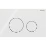 Geberit betjeningsplade Sigma40 rund hvid